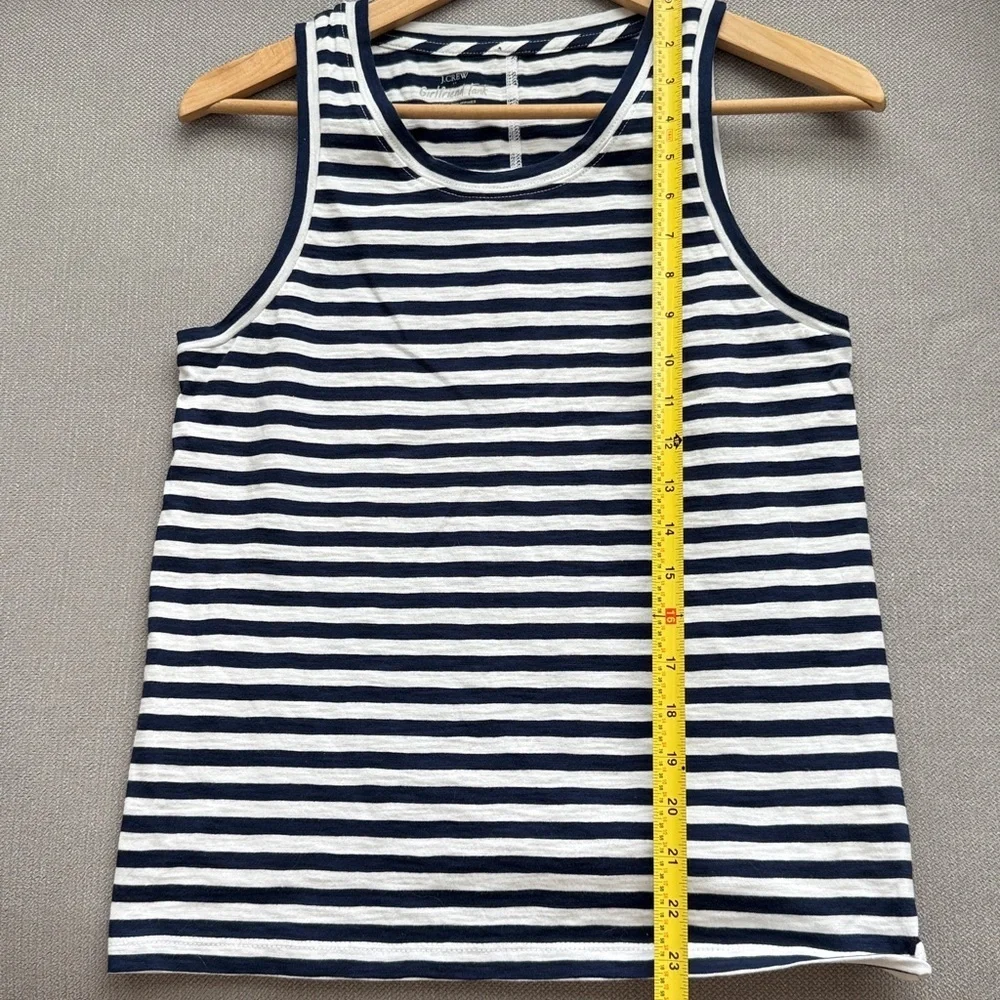 J. Crew Navy and White Girlfriend Tank
